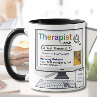 Caneca Melhor Resultado De Busca Terapêutica Engraçado Co