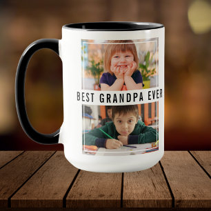 Caneca Melhor Vovô Nunca Vovô Colagem Fotográfica 2
