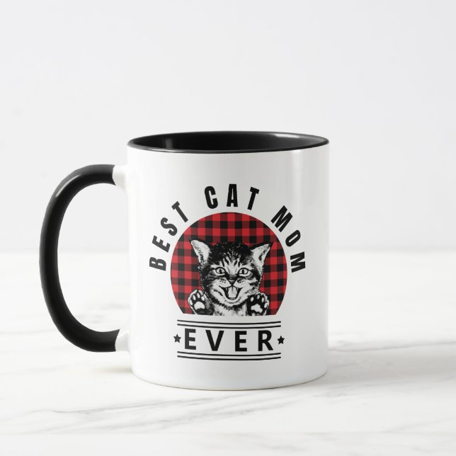 Caneca Melhor Xadrez de Cat Mamãe Ever Buffalo (Esquerda)