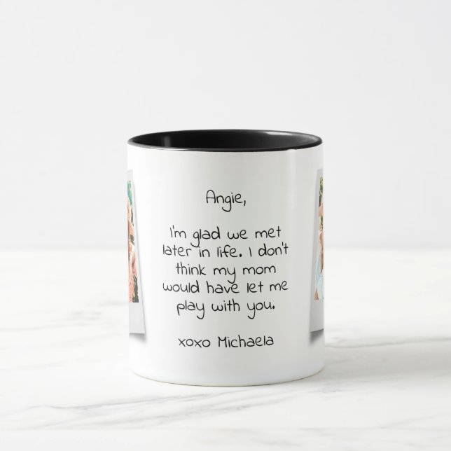 Caneca Melhores Amigos Divertidos Felizes por Nos Encontr (Centro)
