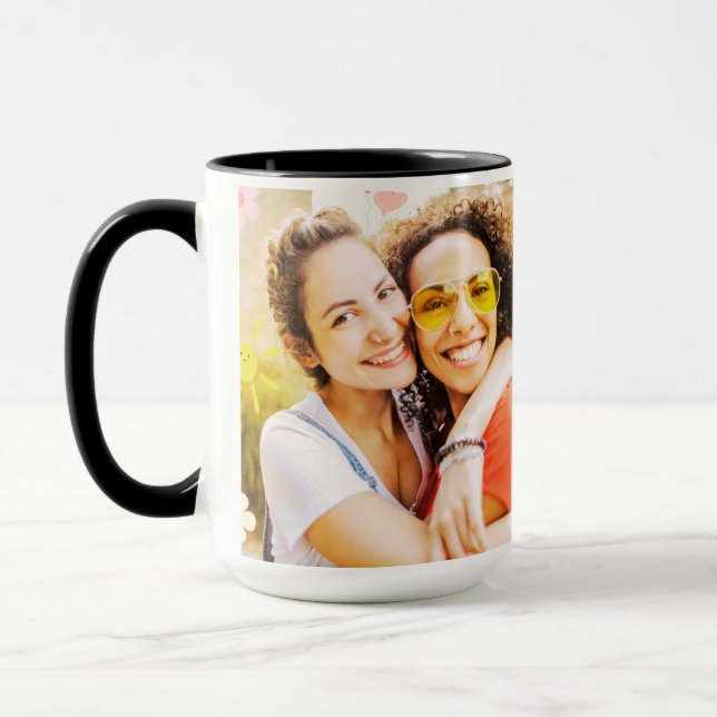 Caneca Melhores Amigos Fotografias Namoradas (Esquerda)