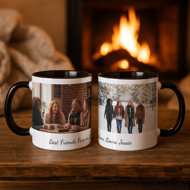 Caneca Melhores Amigos Para Sempre Foto Personalizada Caf (Criador carregado)