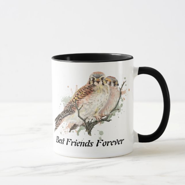 Caneca Melhores Amigos para sempre, Pássaros do Kestrel B (Direita)