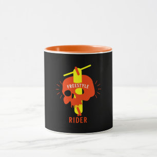 Caneca Melhores Patinetes Freestyle Pro Café Mug