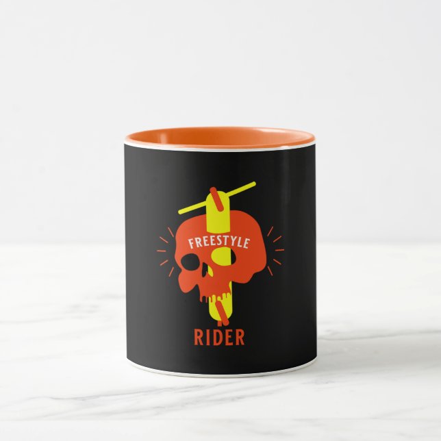 Caneca Melhores Patinetes Freestyle Pro Café Mug (Centro)