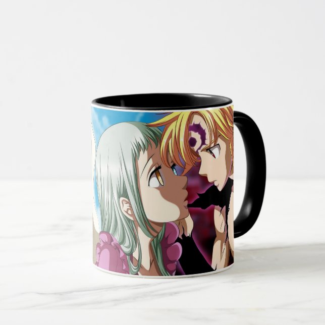 Caneca Meliodas e Elizabeth (Frente Esquerda)