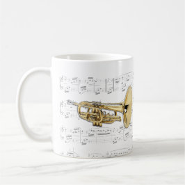 Caneca - Mellophone de marcha com partitura