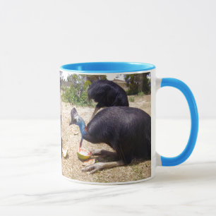 Caneca Melões de alimentação de aves Cassowary,