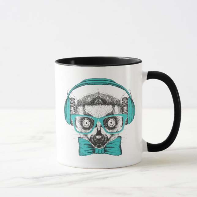 Caneca Melómano do Lemur | (Direita)