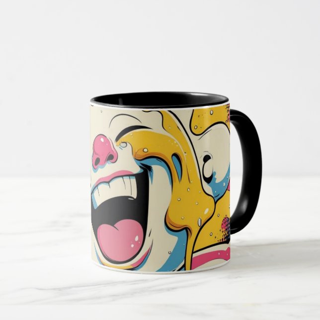 Caneca Melting Joy – Ice Cream Pop Art Explosion (Frente Esquerda)