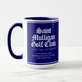 Caneca Membro da Lifetime do Clube de Golfe Mulligan, San