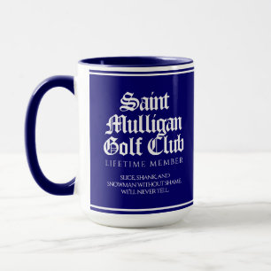 Caneca Membro da Lifetime do Clube de Golfe Mulligan, San