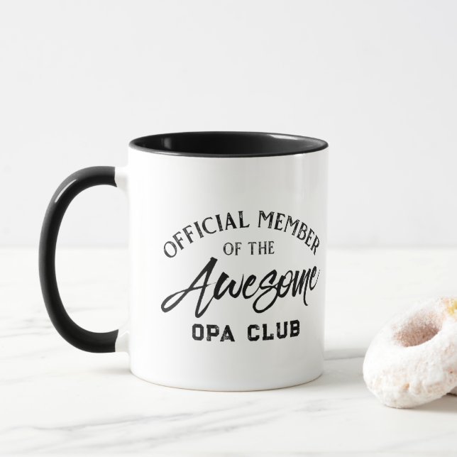 Caneca Membro oficial do clube Opa (Com Donut)