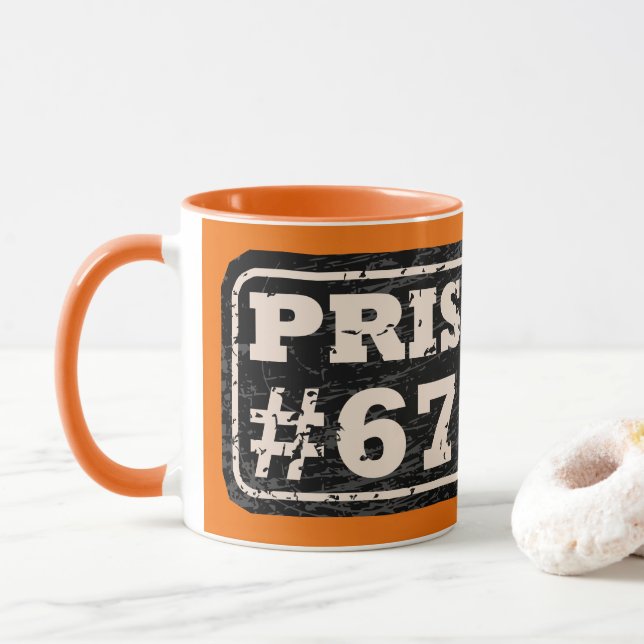 Caneca Meme do Prisioneiro 67 (Com Donut)