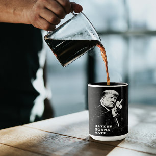 Caneca Meme Engraçado Trump Dedo do Meio 2026