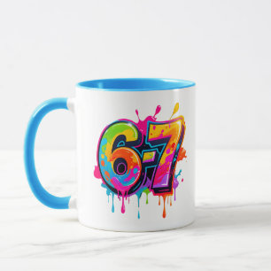Caneca Meme Tendência Adolescente Moderno 67 6-7 IYKYK