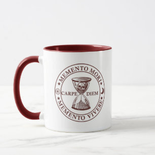 Caneca Memento mori memento vivere