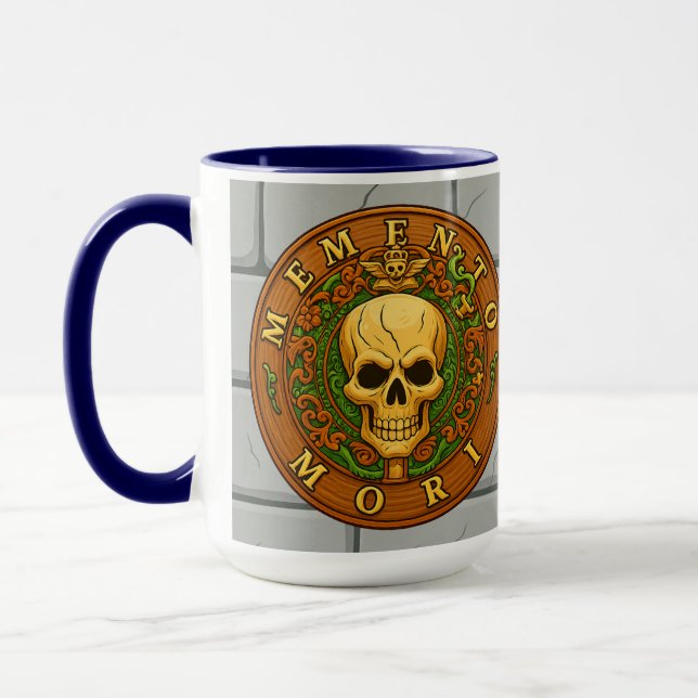 Caneca Memento Mori por Phil Elmore (Esquerda)