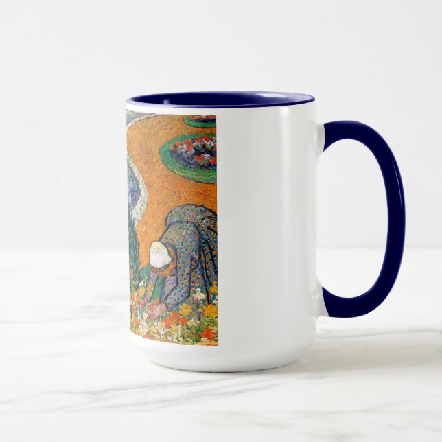 Caneca Memória do jardim em Etten Vincent van Gogh (Direita)