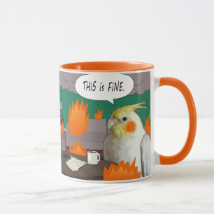 Caneca Memória Engraçada Da Cockatiel Isto É Bela Proprie