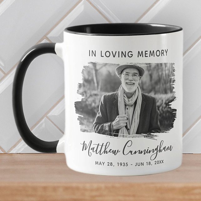 Caneca Memória personalizada de amor Memória Memorial (Criador carregado)