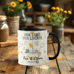 Caneca Memória Personalizada de Dubai - Marco de Arte Lin