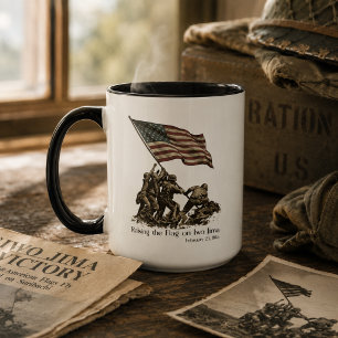 Caneca Memorial icônico do Corpo de Fuzileiros Navais dos