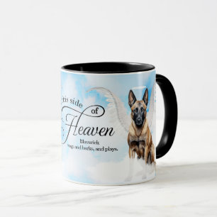 Caneca Memorial Personalizado Pet do Anjo Belga Malinois
