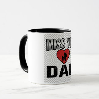 Caneca Memorial Sinto Saudade Papai | Tributo Emoc