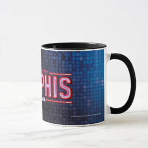 Caneca MEMPHIS - o logotipo musical