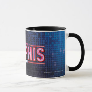 Caneca MEMPHIS - o logotipo musical