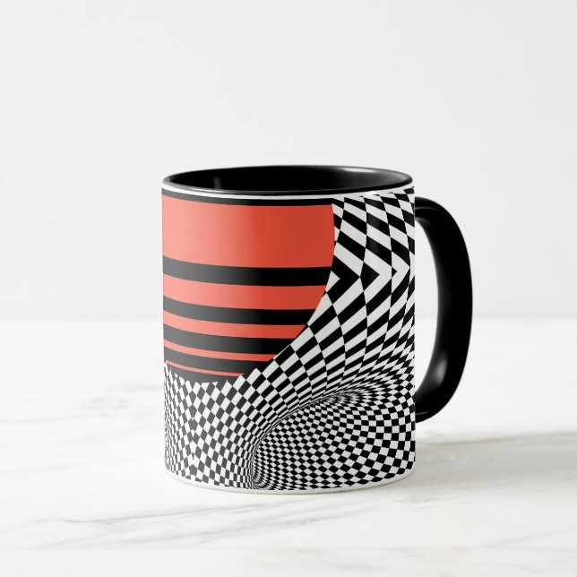 Caneca Memphis OpArt (Frente Esquerda)