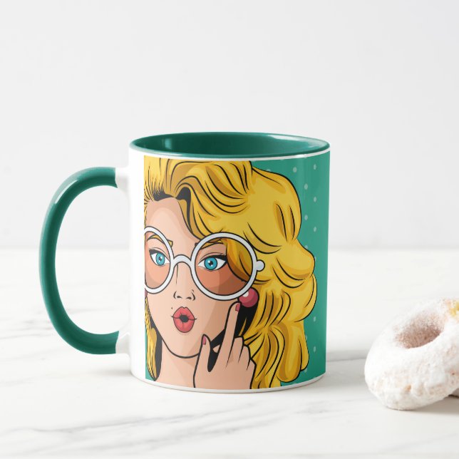 Caneca Menina #1 (Com Donut)