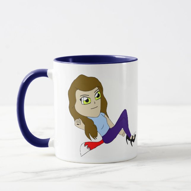caneca menina chibi raposa (Esquerda)