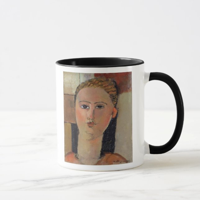 Caneca Menina com cabelo vermelho, 1915 (Direita)