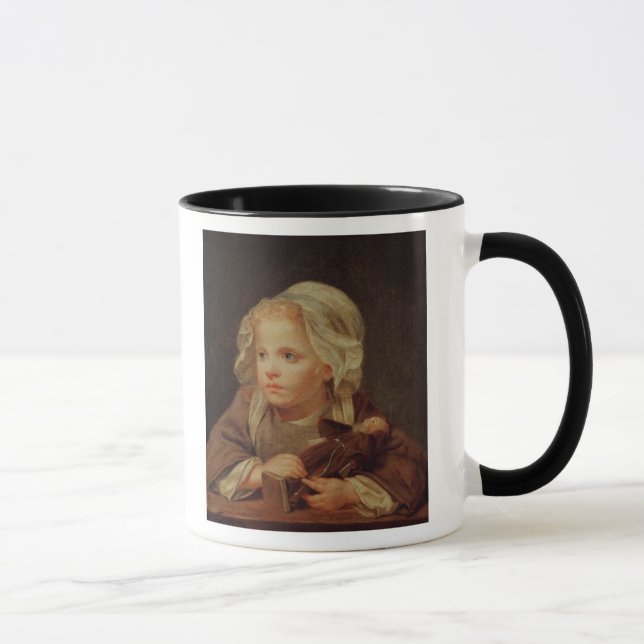Caneca Menina com uma boneca (Direita)