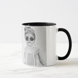 Caneca Menina da forma com citações inspiradores