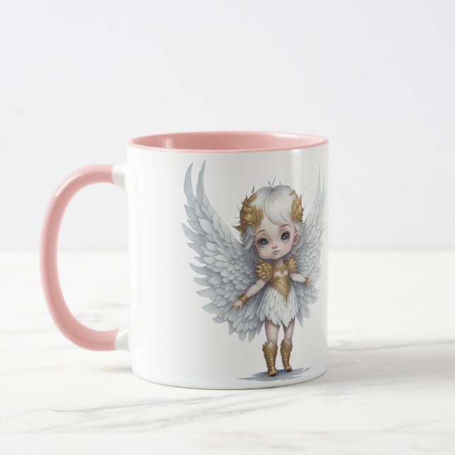 Caneca Menina de anjo bonita (Esquerda)