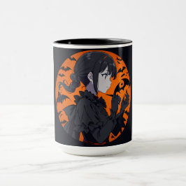Caneca menina do halloween