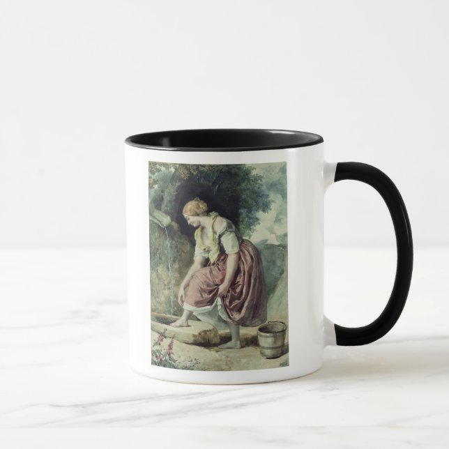 Caneca Menina em uma canalização (Direita)