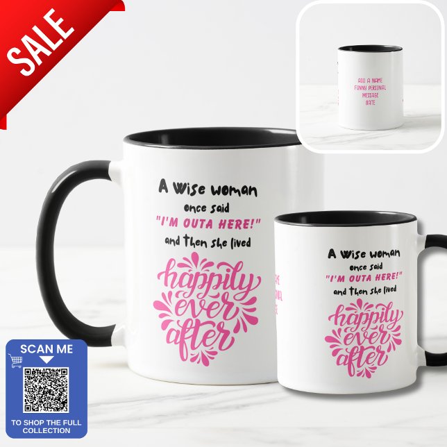 Caneca Menina Engraçada Colega Rosa Nova aposentadoria De (Criador carregado)