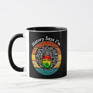 Caneca Menina Negra Melanina Menina Negra História Mês