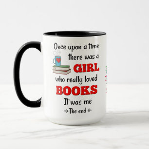 Caneca Menina que amou livros