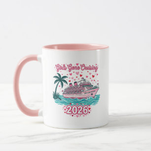 Caneca Meninas Cruzeiros 2026 Férias Festa Cruzeiro