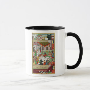Caneca Meninas de dança tomadas o palácio de Baz Bahadur