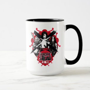 Caneca Meninas "guerreiro fêmea " do pelotão do pelotão
