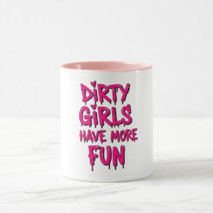 Caneca Meninas Sujas se Divertem Mais Mudder Lama Garota
