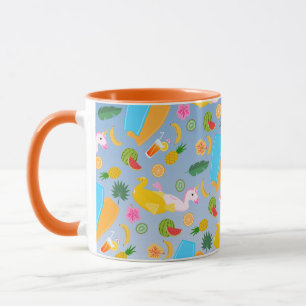 Caneca Menino de bodyboard se divertindo no aniversário n