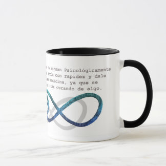 Caneca menos infinito "Día del maltrato Psicológico"