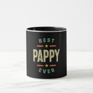 Caneca Mens Best Pappy Nunca Pai Avô Gift